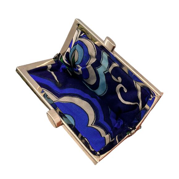 Vera Bradley Coin Purse Blue Green Womens Spring - Picture 3 of 3